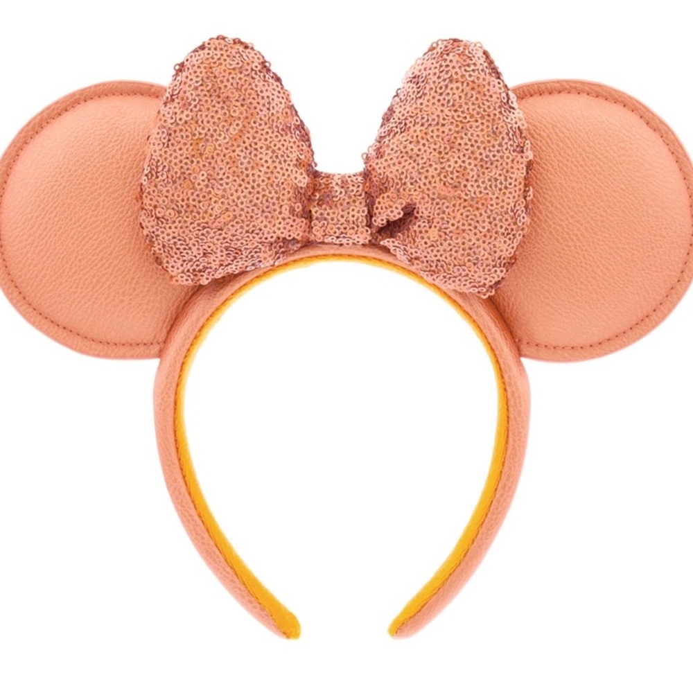 Sequin Disney Ears - ORANGE